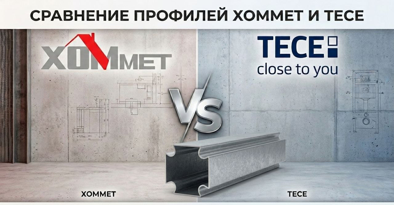 ХОММЕТ и TECE: сравнение по параметрам, совместимость, взаимозаменяемость ХОММЕТ и TECE: сравнение по параметрам, совместимость, взаимозаменяемость