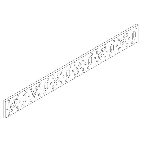 РЕХАУ 11056231008 RAUTITAN Монтажная шина, 2 м, оцинкованная сталь