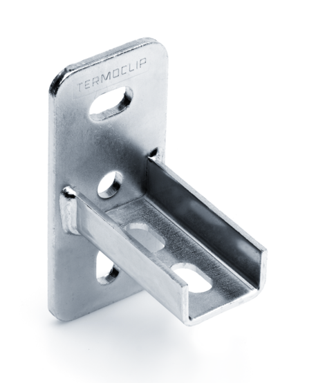 TERMOCLIP 09117001 Фланец седельный продольный 28 5F2 50x70x114, 5,0 / 3,0 мм