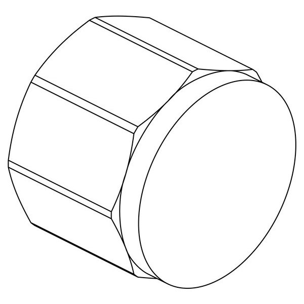 РЕХАУ 14563921001 RAUTITAN RX+ Заглушка для гребенок Rp 3/4, бронза