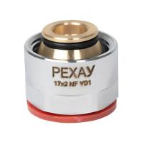 РЕХАУ 12506073002 RAUTHERM S Резьбозажимное соединение THERM S 17х2, Хромированная латунь