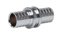 РЕХАУ 12591873002 RAUTHERM S Муфта соединительная равнопроходная 25 THERM S, Хромированная латунь