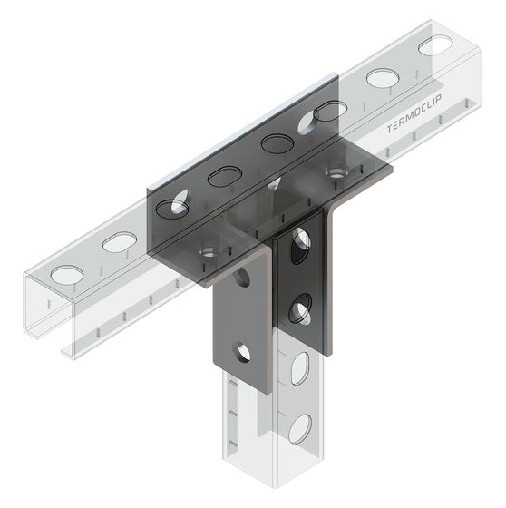 TERMOCLIP 09254302 Соединитель 3D Т-образный 38-41 4F10 xx, 4 мм